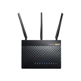 Asus RT-AC68U Wireless Router - Dual-band 2.4 GHz and 5GHz Gigabit Ethernet Black 90IG00C0-BM3010