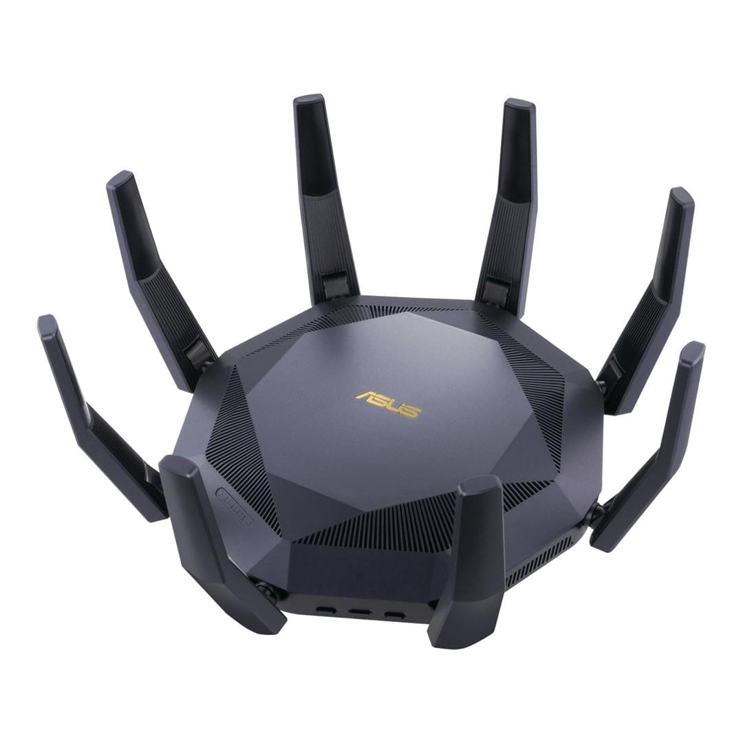 ASUS RT-AX89X AX6000 AiMesh Wireless Router - Ethernet Dual-band 2.4GHz and 5GHz Black 90IG04J1-BM3010