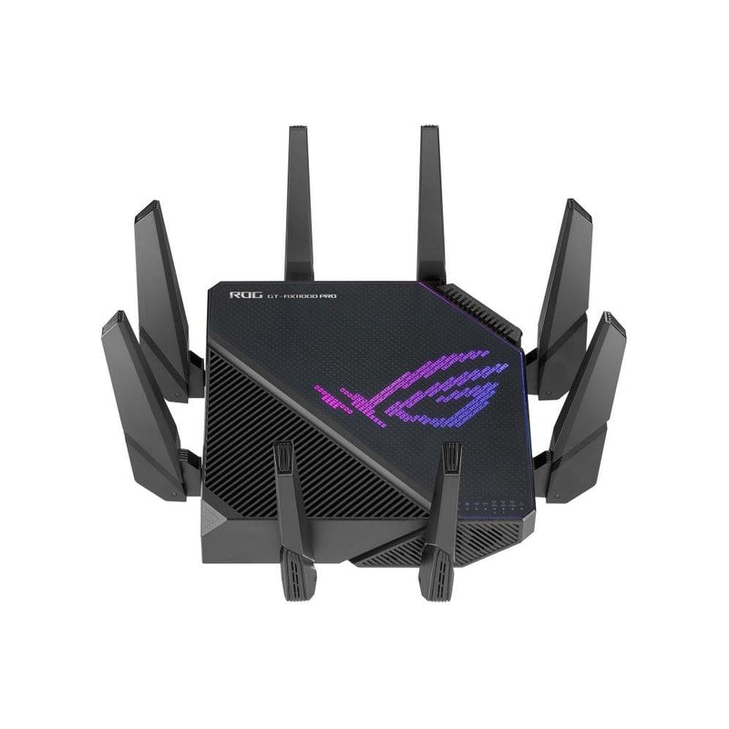Asus ROG Rapture GT-AX11000 Pro Wireless Router - Tri-band 2.4 GHz 5GHz and 5.9GHz Gigabit Ethernet Black 90IG0720-MU2A00