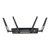 Asus RT-AX88U Wireless Router - Dual-band 2.4 GHz and 5GHz Gigabit Ethernet Black 90IG0820-MO3A00