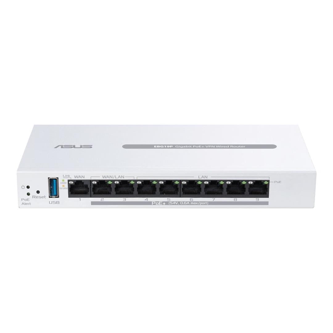 ASUS ExpertWiFi EBG19P VPN Wired Router - Gigabit Ethernet 90IG08C0-MO3B00