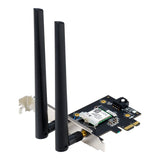 ASUS PCE-BE6500 WLAN Bluetooth 2882Mbit/s WiFi 7 PCIe Network Card 90IG09G0-MO0B00