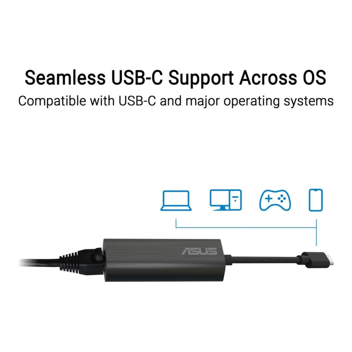 ASUS USB-C2500 V2 USB-C 2.5G Ethernet Adapter 90IG0A60-MW0L0V