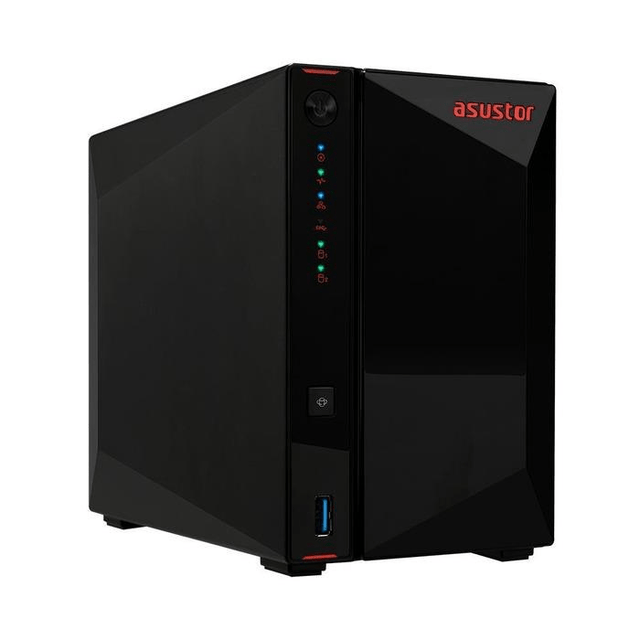Asustor Nimbustor 2 J4005 Ethernet LAN Desktop Black NAS 90IX0171-BW3S10