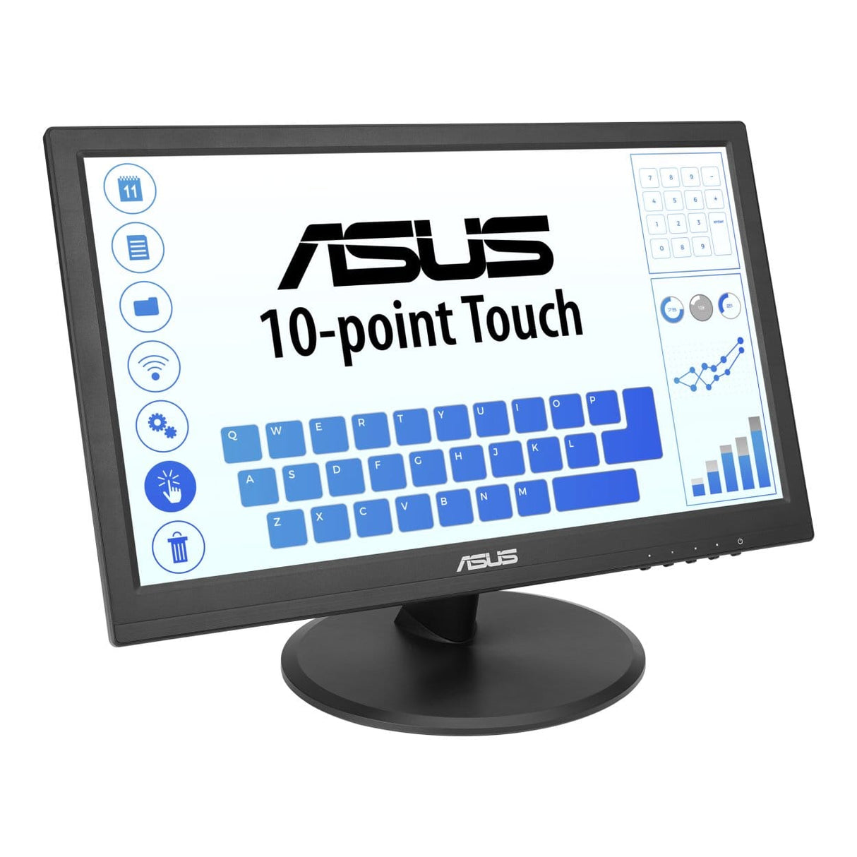 ASUS VT169HE 15.6-inch 1920 x 1080p FHD 16:9 60Hz 5ms LED IPS Touch Monitor 90LM09V1-B01170