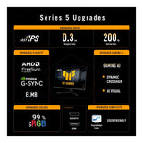 ASUS TUF Gaming VG279Q5A 27-inch 1920 x 1080p FHD 16:9 200Hz 0.3ms LED IPS Monitor