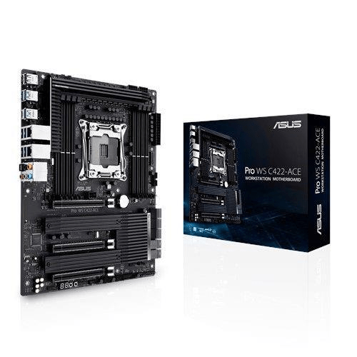 Asus Pro WS C422-ACE Intel C422 LGA 2066 Socket R4 ATX Workstation Motherboard 90MB11Y0-M0EAY0