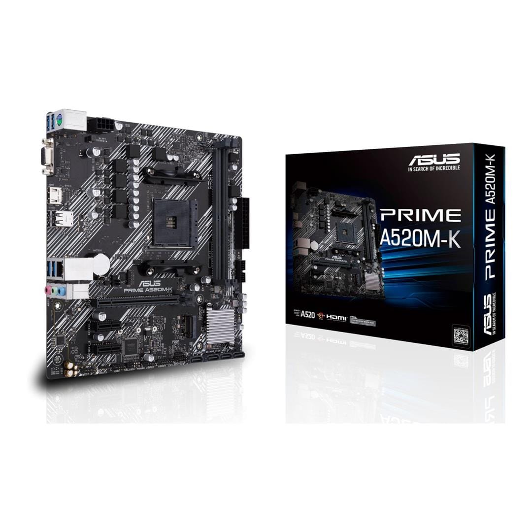 Asus PRIME A520M-K AMD Micro ATX Motherboard 90MB1500-M0EAY0