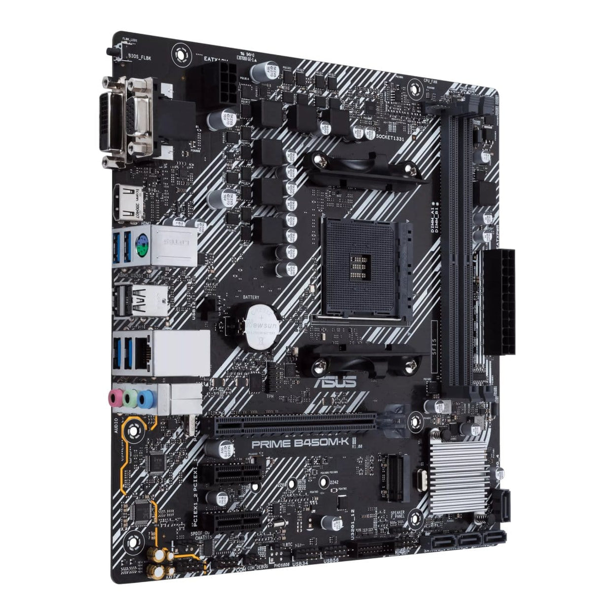 Asus Prime B450M-K II AMD Socket AM4 micro ATX Motherboard 90MB1600-M0EAY0