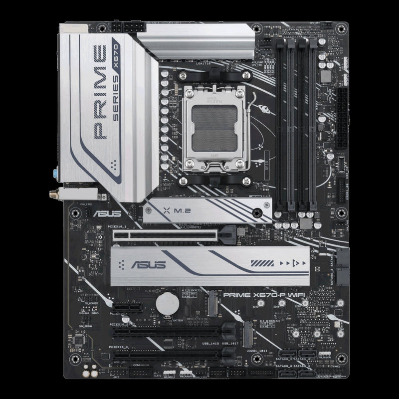 Asus Prime X670-P Wi-Fi AMD Socket AM5 ATX Motherboard 90MB1BV0-M0EAY0