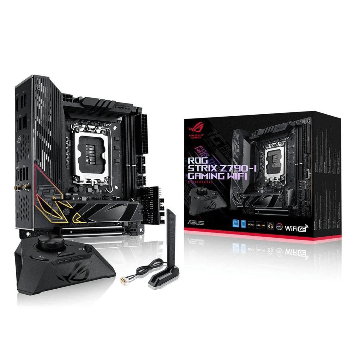 ASUS ROG Strix Z790-I Gaming Wi-Fi Intel LGA 1700 mini ITX Motherboard 90MB1CM0-M0EAY0