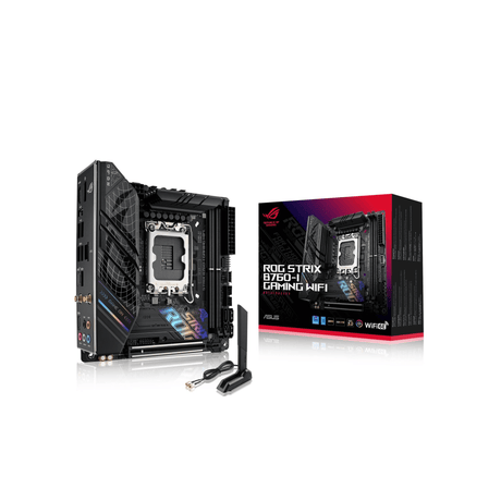 ASUS ROG Strix B760-I Gaming Wi-Fi Intel LGA 1700 mini ITX Motherboard 90MB1D90-M0EAY0