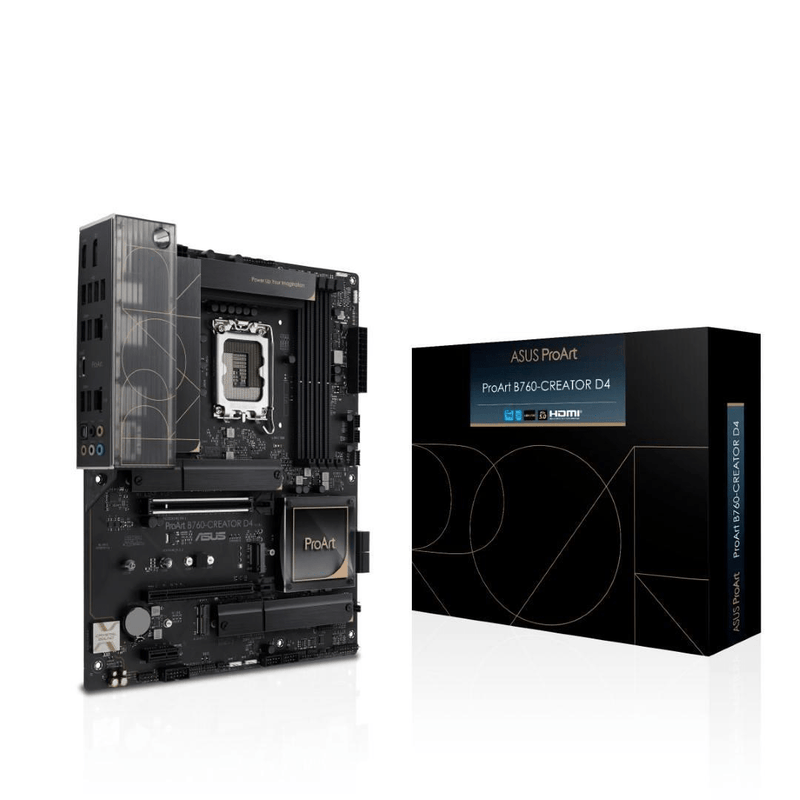 Asus ProArt B760-CREATOR D4 Intel B760 LGA 1700 ATX Motherboard 90MB1DU0-M0EAY0