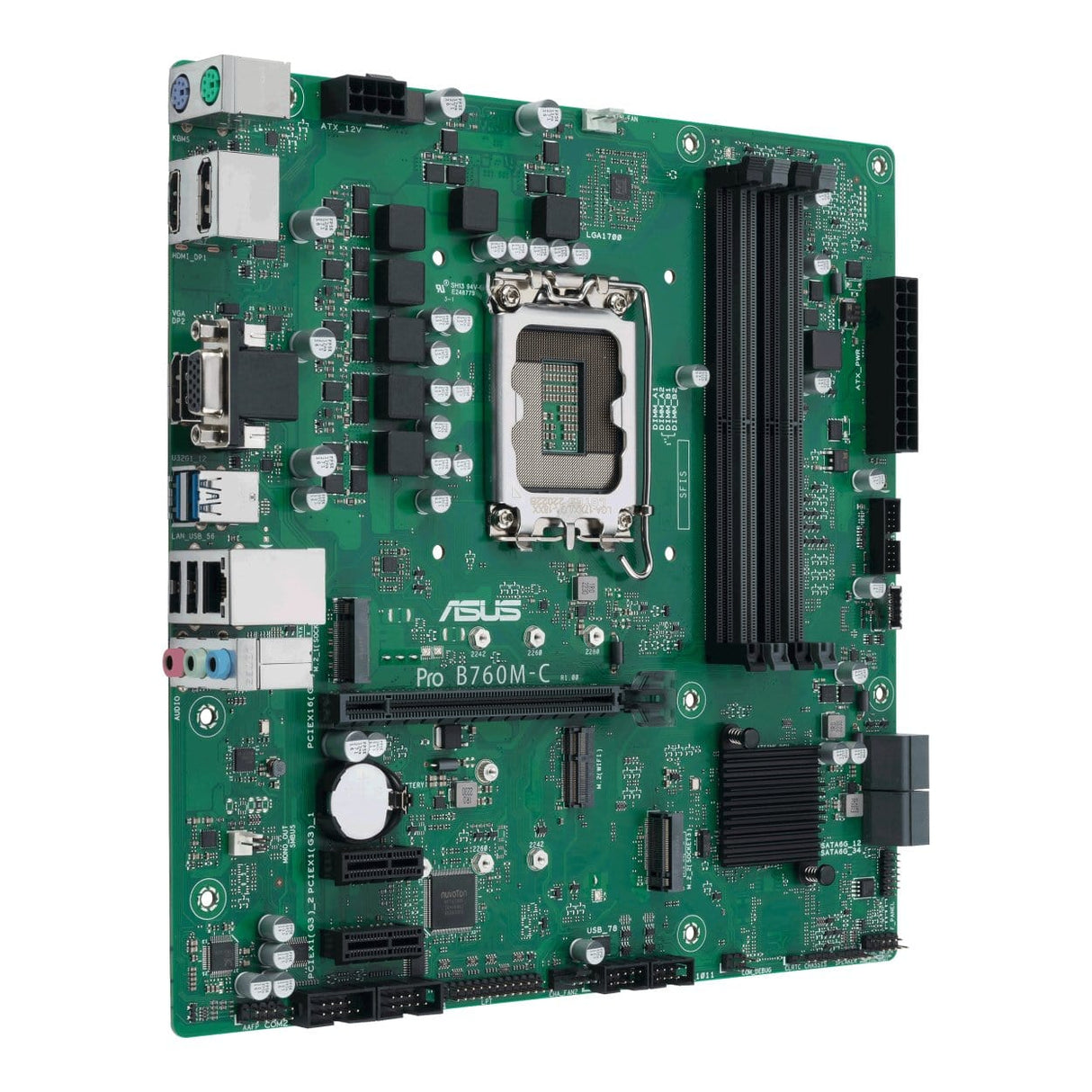 ASUS Pro B760M-C-CSM Intel LGA 1700 micro ATX Motherboard 90MB1DX0-M1EAYC