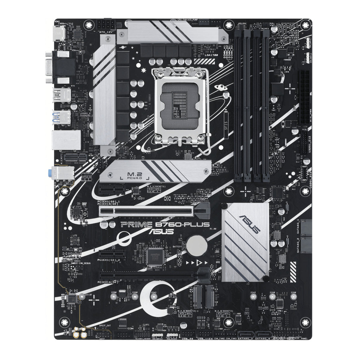 ASUS PRIME B760-PLUS Intel LGA 1700 ATX Motherboard 90MB1EF0-M0EAY0