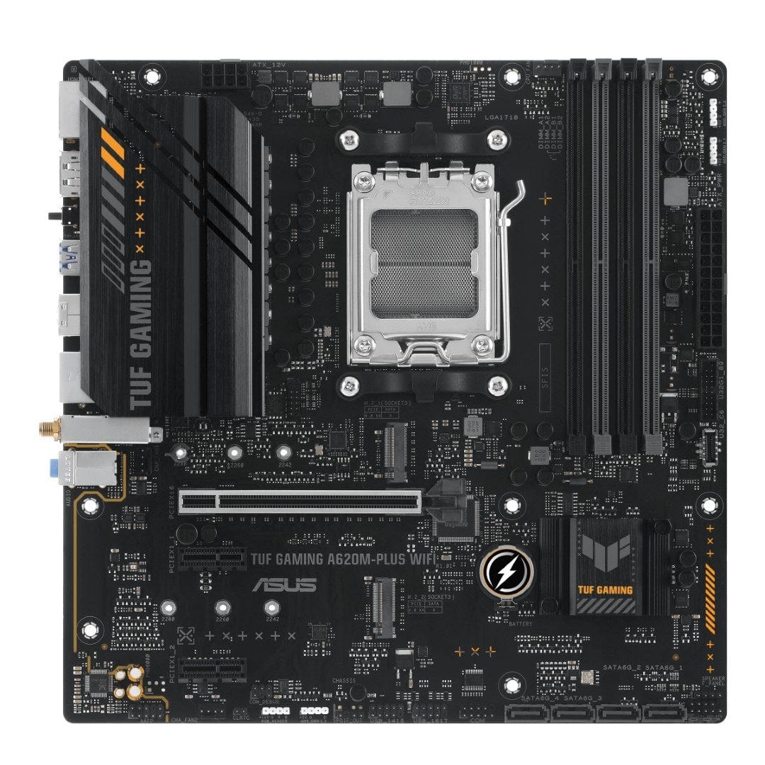 ASUS TUF Gaming A620M-Plus Wi-Fi AMD Socket AM5 micro ATX Motherboard 90MB1F00-M0EAY0