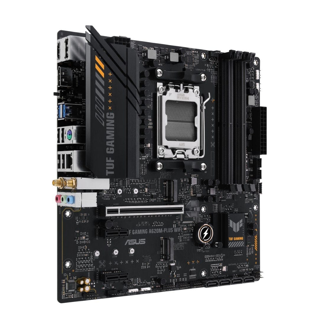 ASUS TUF Gaming A620M-Plus Wi-Fi AMD Socket AM5 micro ATX Motherboard 90MB1F00-M0EAY0