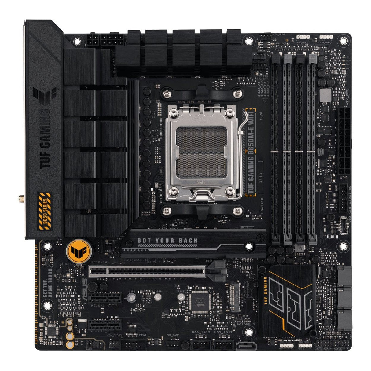 ASUS TUF Gaming B650M-E Wi-Fi AMD Socket AM5 m-ATX Motherboard 90MB1FV0-M0EAY0