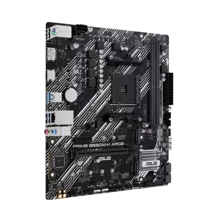 Asus Prime B550M-K ARGB AMD B550 Socket AM4 DDR4 mATX Motherboard 90MB1GC0-M0EAY0