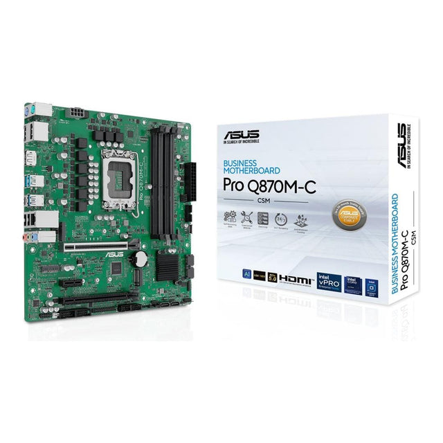 ASUS PRO Q870M-C-CSM Intel Q870 LGA 1851 micro ATX Motherboard 90MB1KEP-M0EAYC