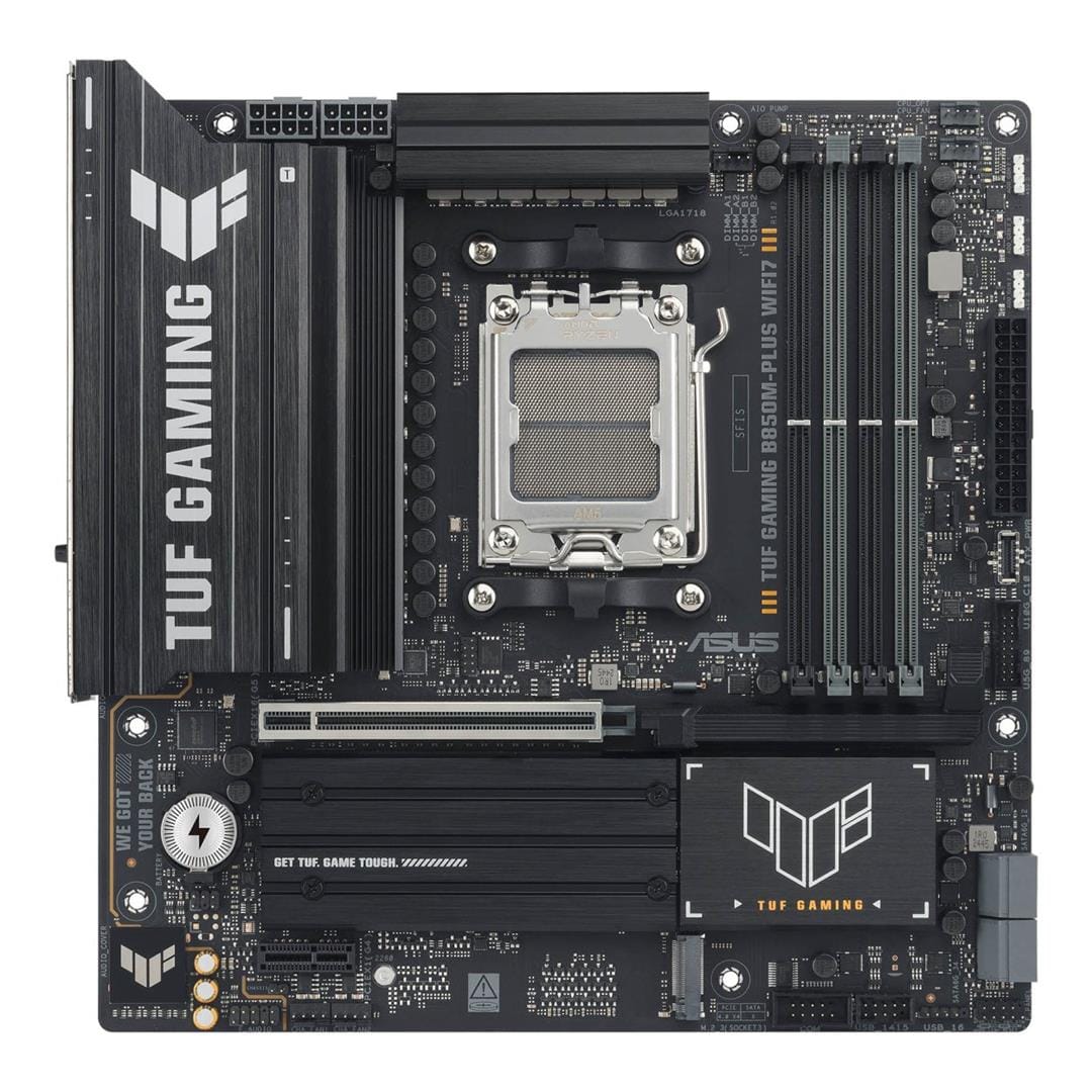 ASUS TUF Gaming B850M-Plus Wi-Fi 7 AMD Socket AM5 micro ATX Motherboard 90MB1MU0-M0EAY0
