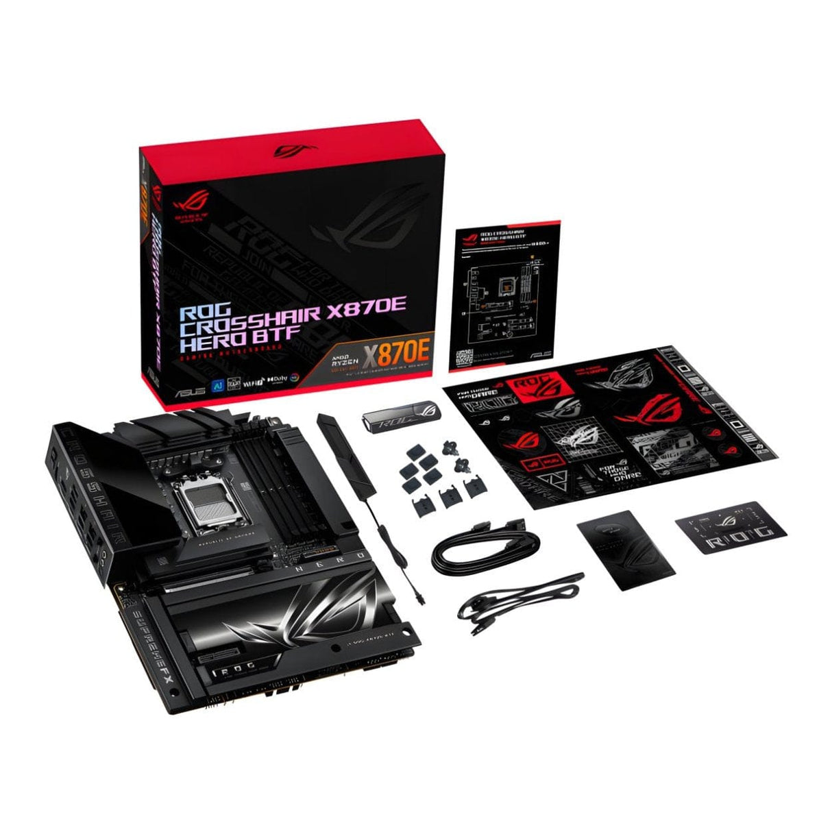 ASUS ROG Crosshair X870E Hero BTF AMD Socket AM5 ATX Motherboard 90MB1MX0-M0EAY0
