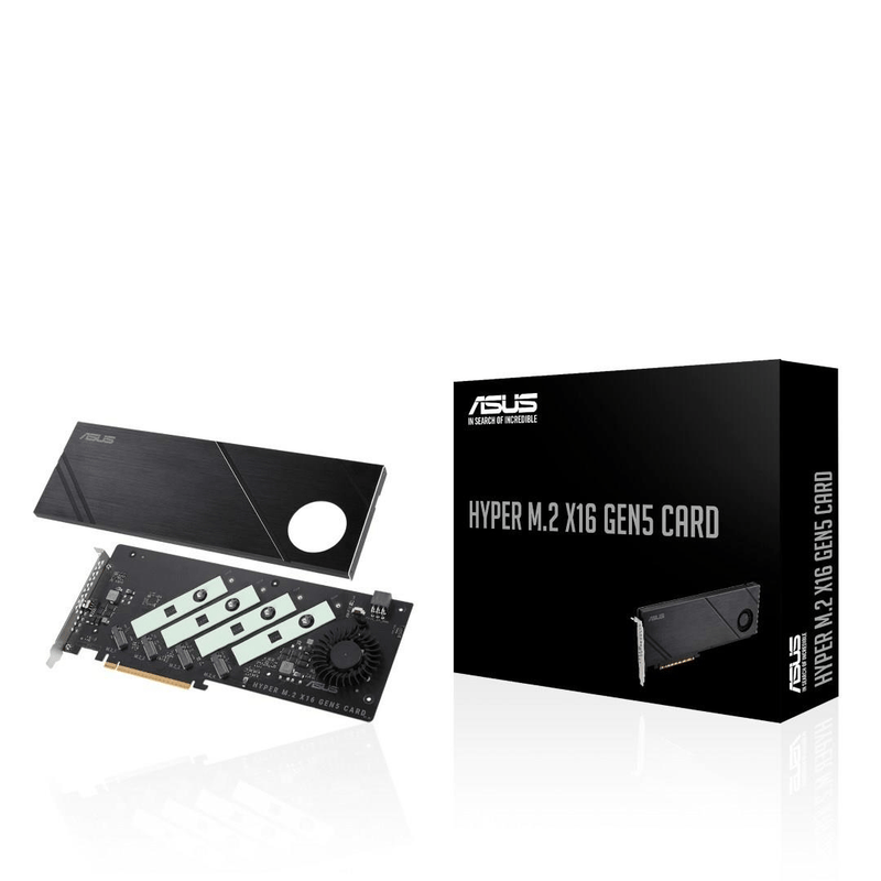 ASUS Hyper M.2 PCIe 5.0x16 Expansion Card 90MC0CY0-M0EAY0