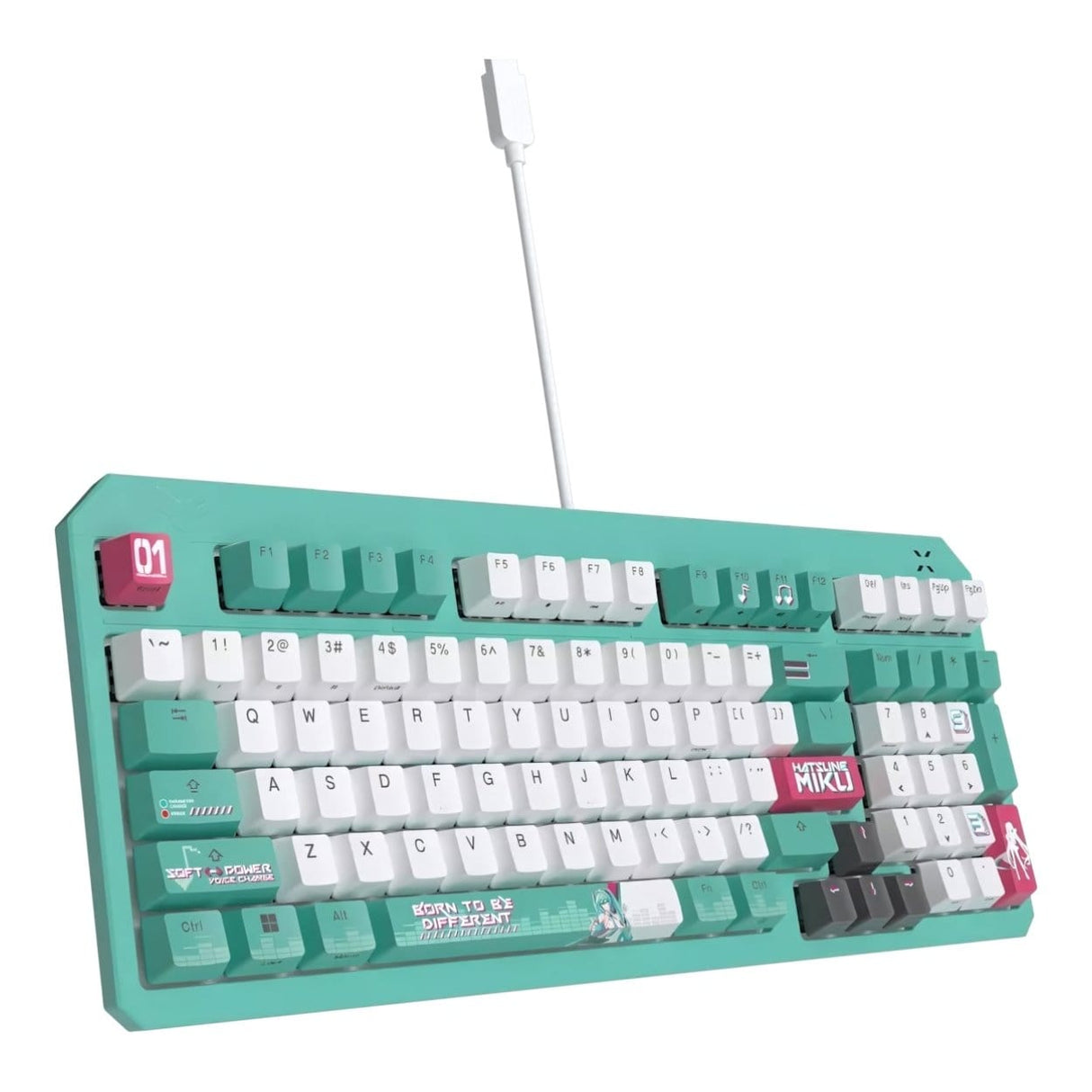 ASUS TUF Gaming K3 Gen II Hatsune Miku Edition Gaming Keyboard 90MP0460-BKUA30