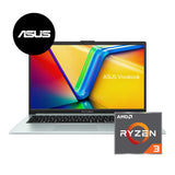 ASUS Vivobook Go 15 E1504FA 15.6-inch FHD Laptop - AMD Ryzen 3 30 256GB SSD 8GB RAM Win 11 Home Green Grey