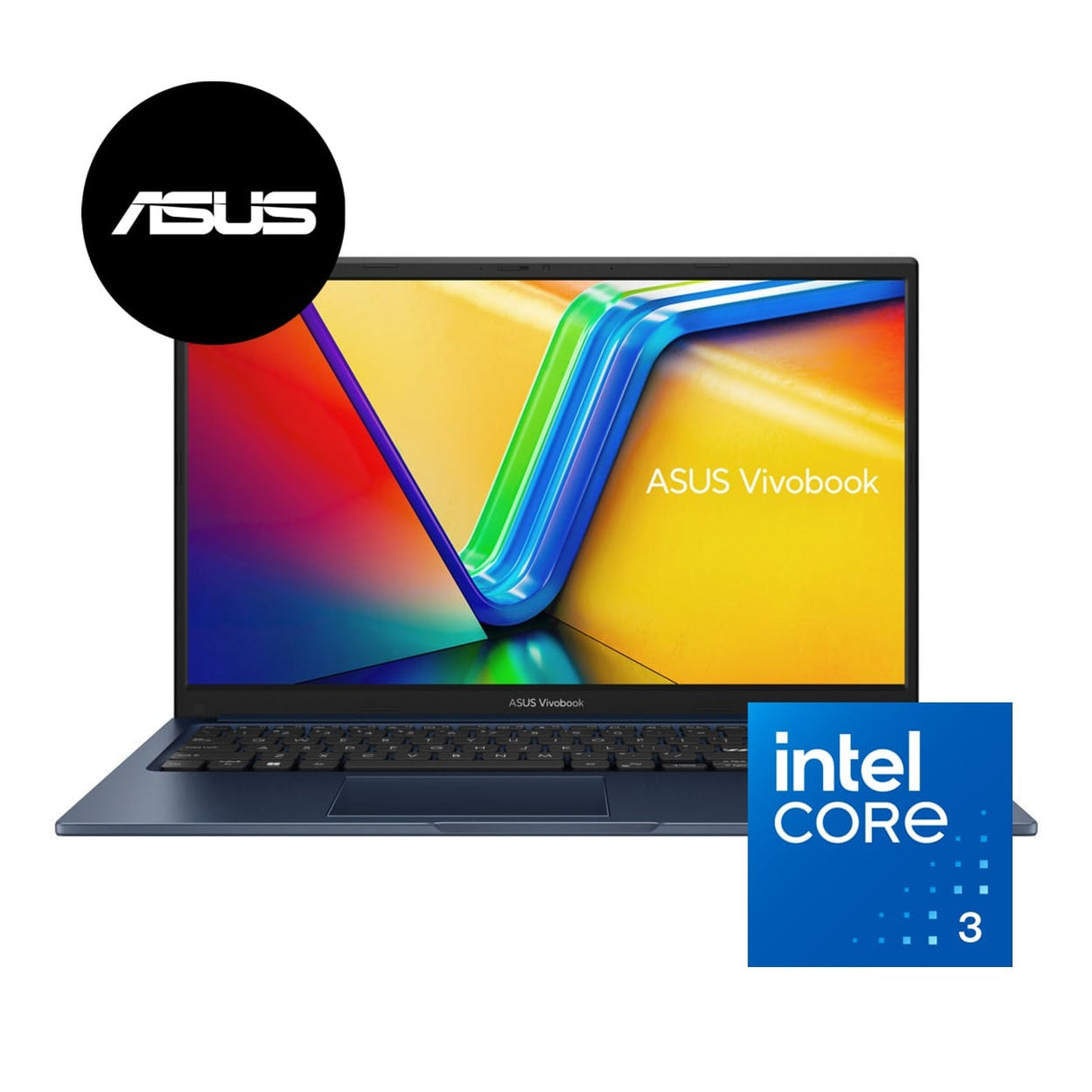 ASUS Vivobook 15 X1504VAP 15.6-inch FHD Laptop - Intel Core 3 100U 256GB SSD 8GB RAM Win 11 Home Blue