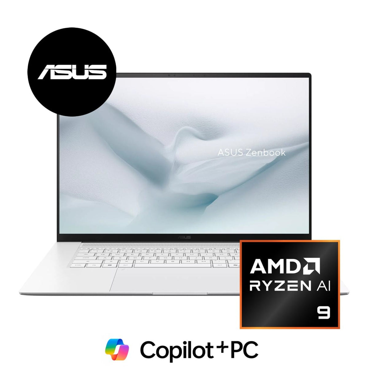 ASUS Zenbook S 16 UM5606GA 16-inch 3K AI Laptop - AMD Ryzen 9 HX 470 1TB SSD 16GB RAM Win 11 Home White
