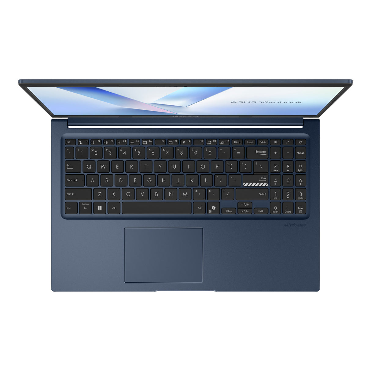 ASUS Vivobook 15 X1504MA 15.6-inch FHD AI Laptop - Intel Core 3 304 256GB SSD 8GB RAM Win 11 Home Quiet Blue