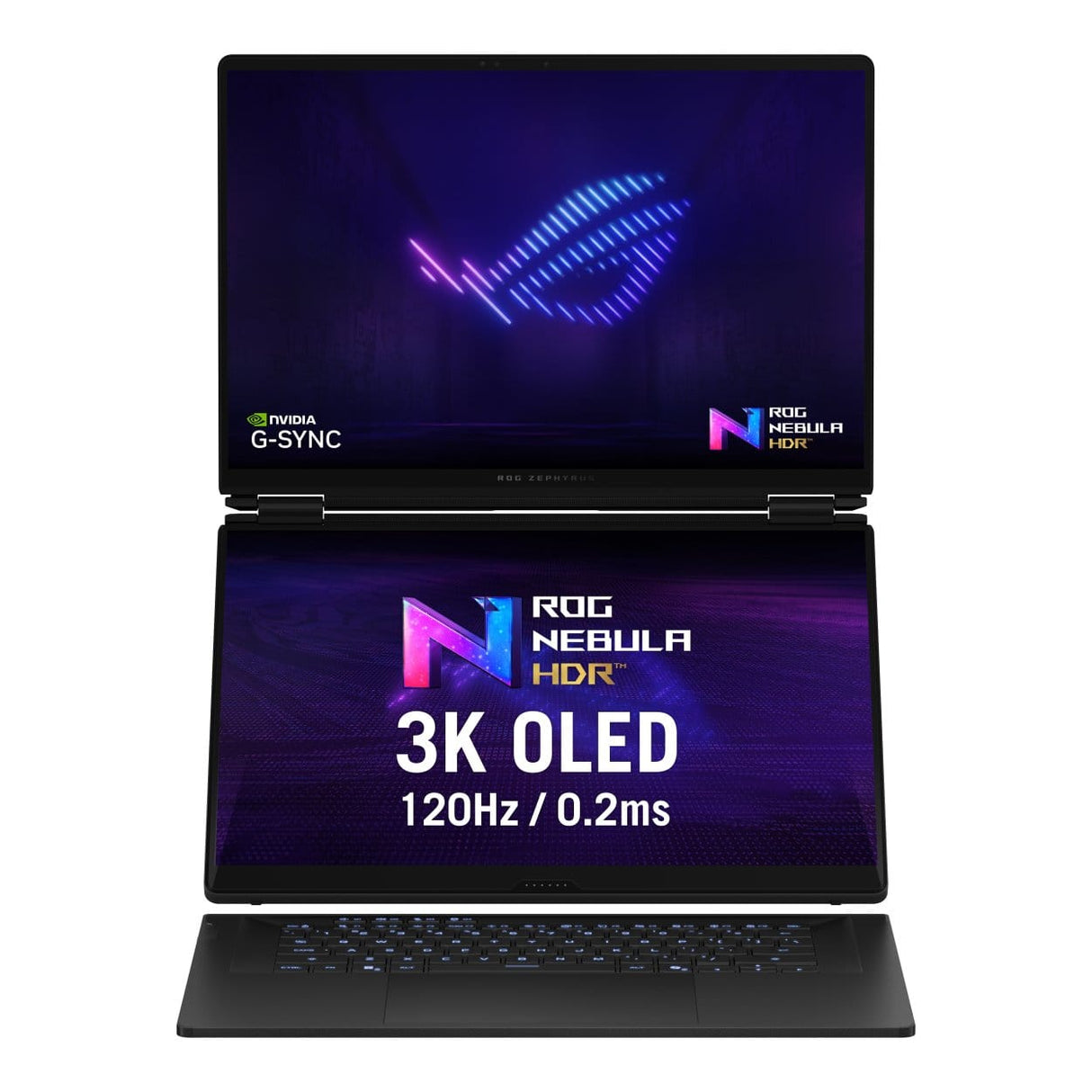 ASUS ROG Zephyrus Duo 16 GX651AX 16-inch 3K AI 2-in-1 Laptop - Intel Core Ultra 9 386H 2TB SSD 64GB RAM RTX 5090 Win 11 Home Stellar Grey