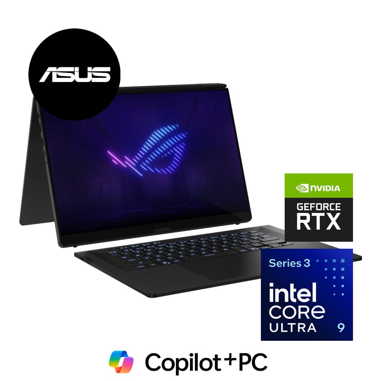 ASUS ROG Zephyrus Duo 16 GX651AX 16-inch 3K AI 2-in-1 Laptop - Intel Core Ultra 9 386H 2TB SSD 64GB RAM RTX 5090 Win 11 Home Stellar Grey