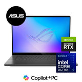 ASUS ROG Zephyrus G16 GU606AX 16-inch WQXGA AI Laptop - Intel Core Ultra 9 386H 2TB SSD 64GB RAM RTX 5090 Win 11 Home Grey
