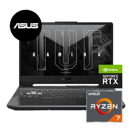 ASUS TUF Gaming A15 FA506NCQ 15.6-inch FHD Laptop - AMD Ryzen 7 170 512GB SSD 16GB RAM RTX 3050 Win 11 Home