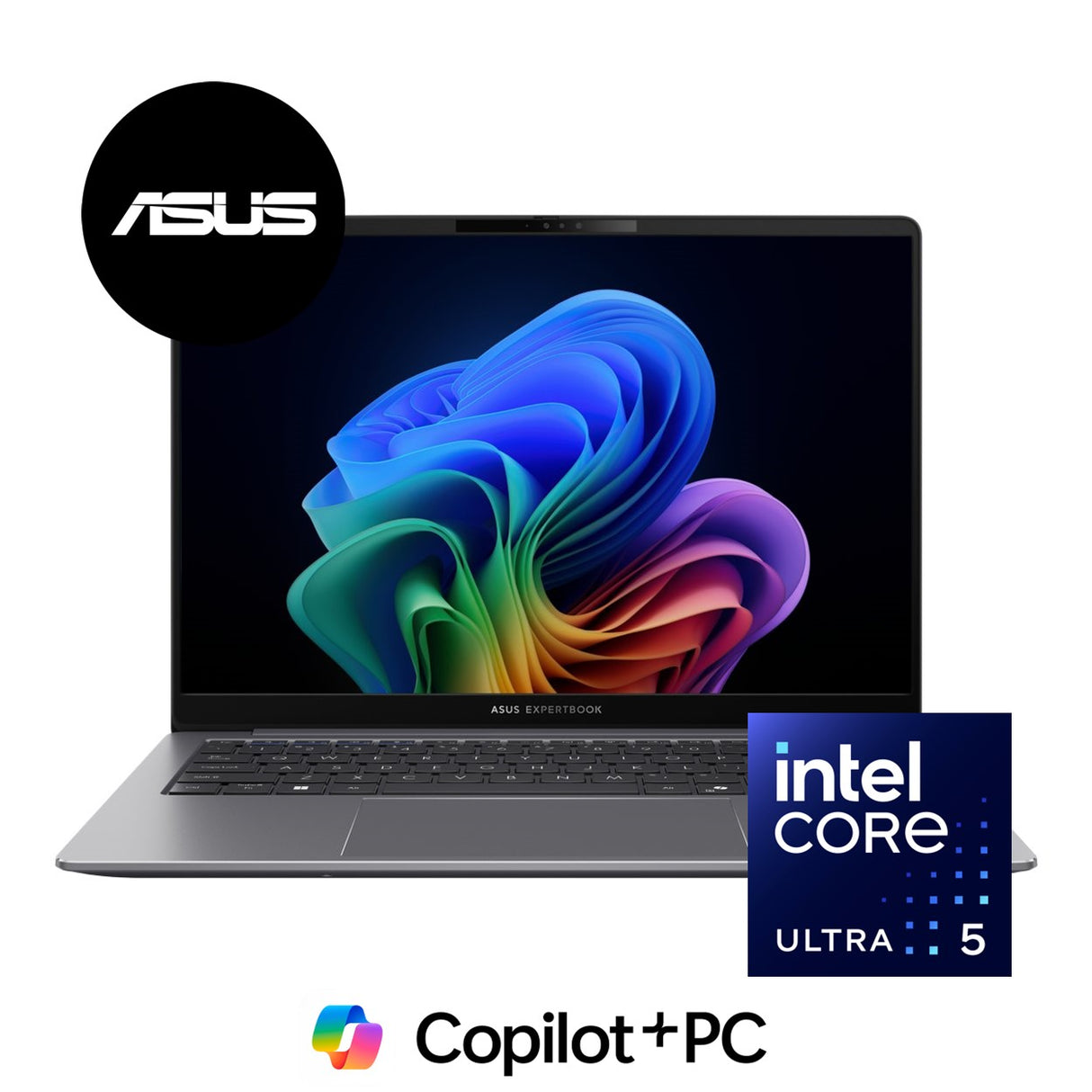 ASUS ExpertBook P5 P5405CSA 14-inch WQXGA AI Laptop - Intel Core Ultra 5 226V 512GB SSD 16GB RAM Win 11 Pro Grey