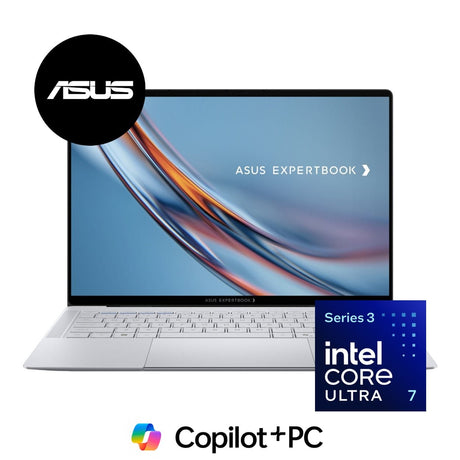 ASUS ExpertBook Ultra B9 B9406CAA 14-inch WQXGA+ AI Laptop - Intel Core Ultra 7 356H 1TB SSD 32GB RAM Win 11 Pro Morn Grey