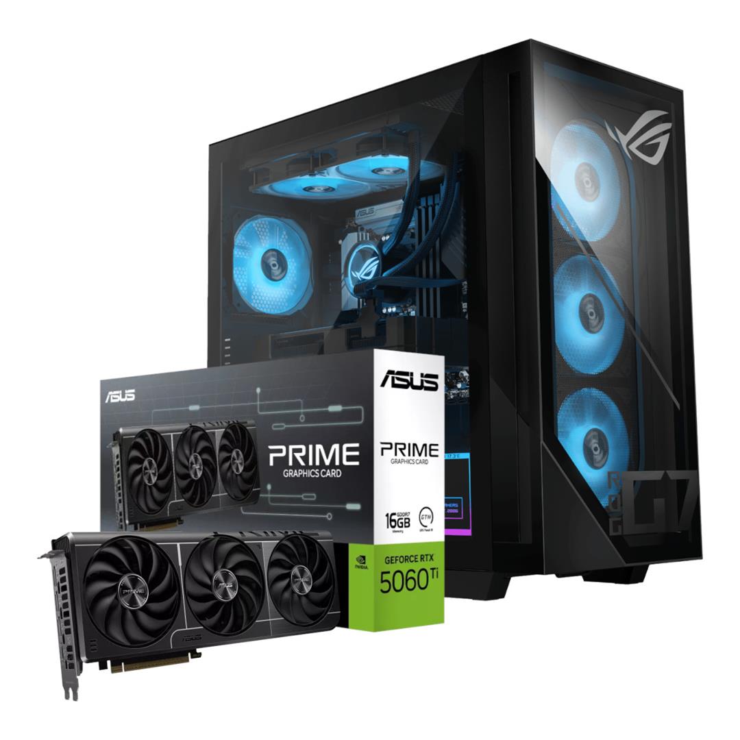 ASUS ROG Gaming G700 AI Desktop PC - Intel Core Ultra 5 225F 1TB SSD 16GB RAM RTX 5060Ti Win 11 Home