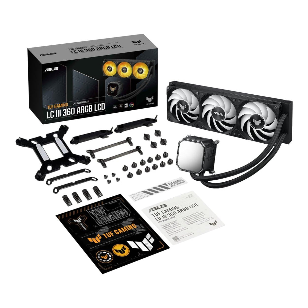 ASUS TUF Gaming LC III 360 ARGB LCD AiO CPU Liquid Cooler Black 90RC01A1-B0EAY0