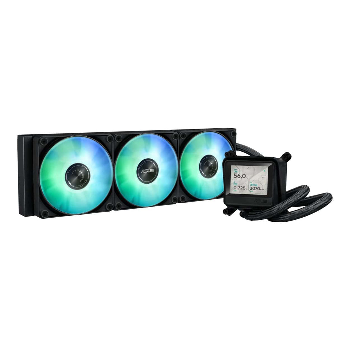 ASUS MAX Gaming LC 360 ARGB LCD 120mm CPU Liquid Cooler Black 90RC01G1-B0EAY0