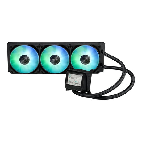 ASUS MAX Gaming LC 360 ARGB LCD 120mm CPU Liquid Cooler Black 90RC01G1-B0EAY0