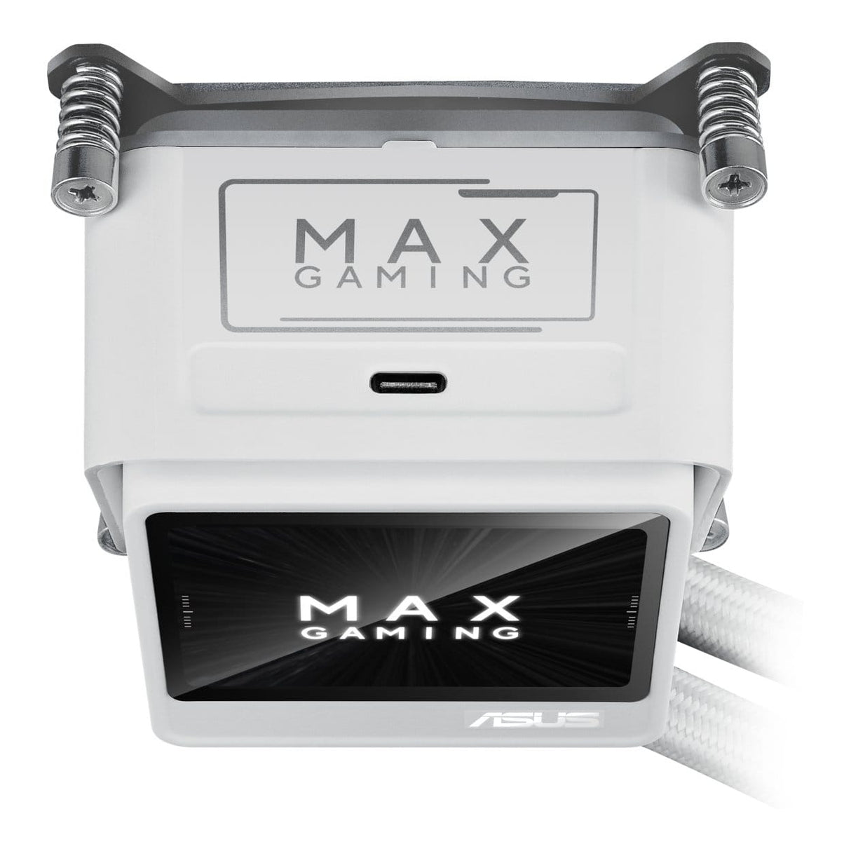 ASUS MAX Gaming LC 360 ARGB LCD 120mm CPU Liquid Cooler White 90RC01G2-B0EAY0
