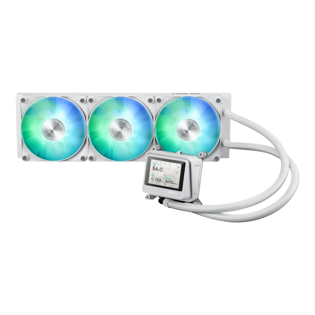 ASUS MAX Gaming LC 360 ARGB LCD 120mm CPU Liquid Cooler White 90RC01G2-B0EAY0