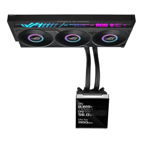 ASUS ROG Strix SLC IV 360 ARGB LCD AiO CPU Liquid Cooler Black 90RC01S1-B0EAY0