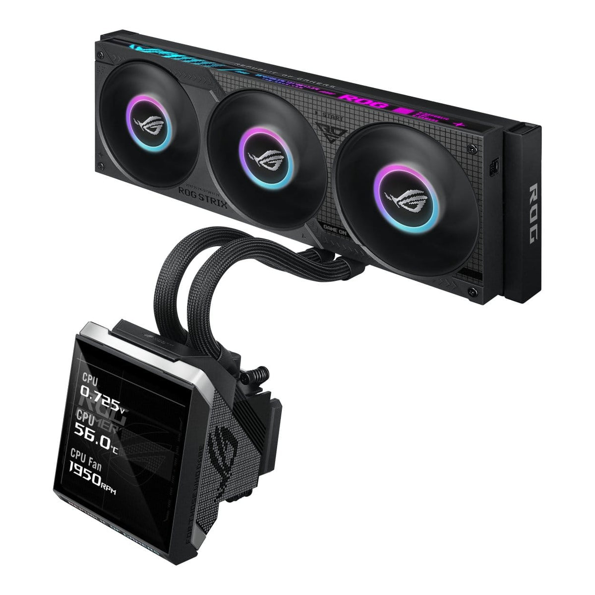 ASUS ROG Strix SLC IV 360 ARGB LCD AiO CPU Liquid Cooler Black 90RC01S1-B0EAY0