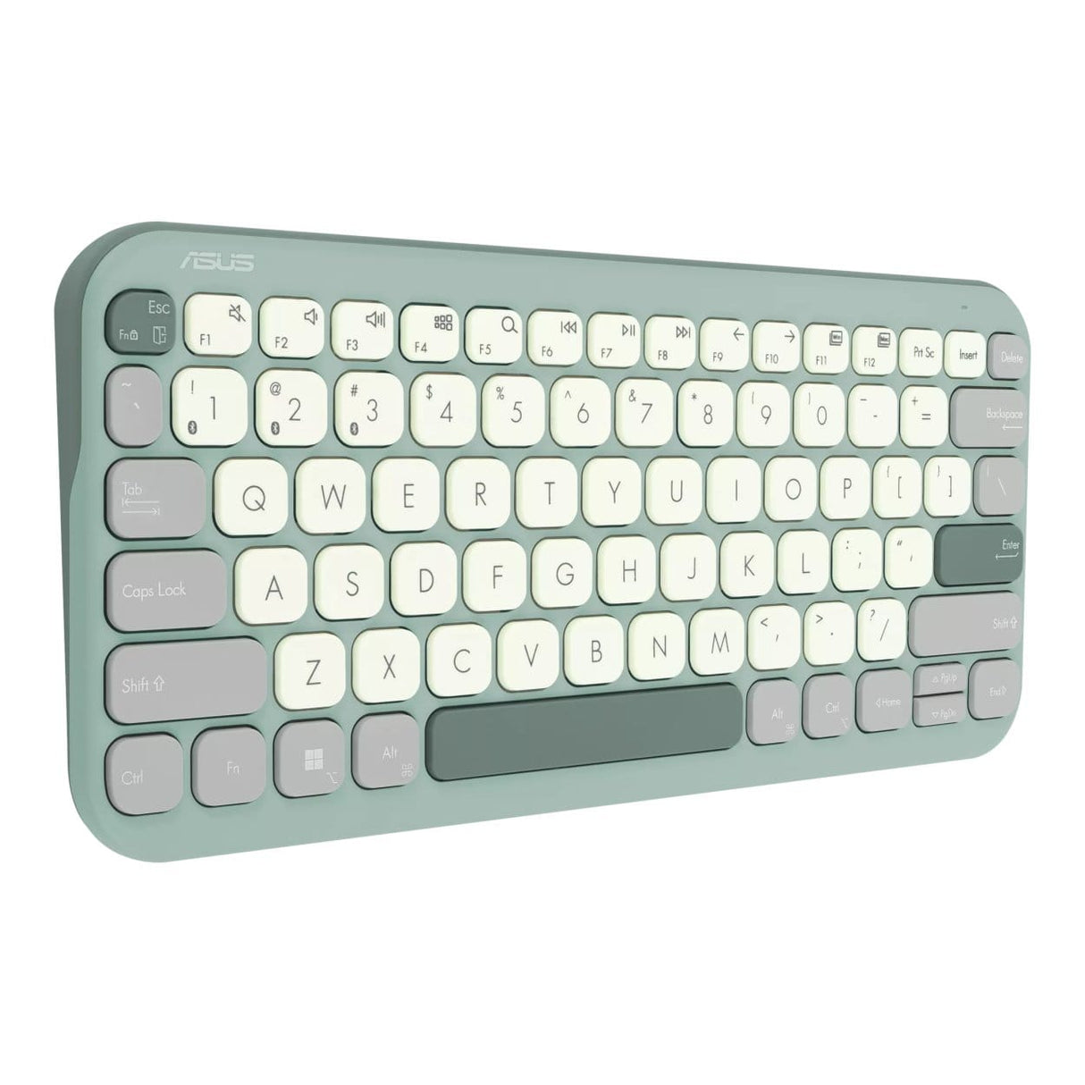 ASUS Marshmallow KW100 Wireless Bluetooth Keyboard Green Tea Latte 90XB0880-BKB140