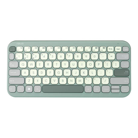 ASUS Marshmallow KW100 Wireless Bluetooth Keyboard Green Tea Latte 90XB0880-BKB140