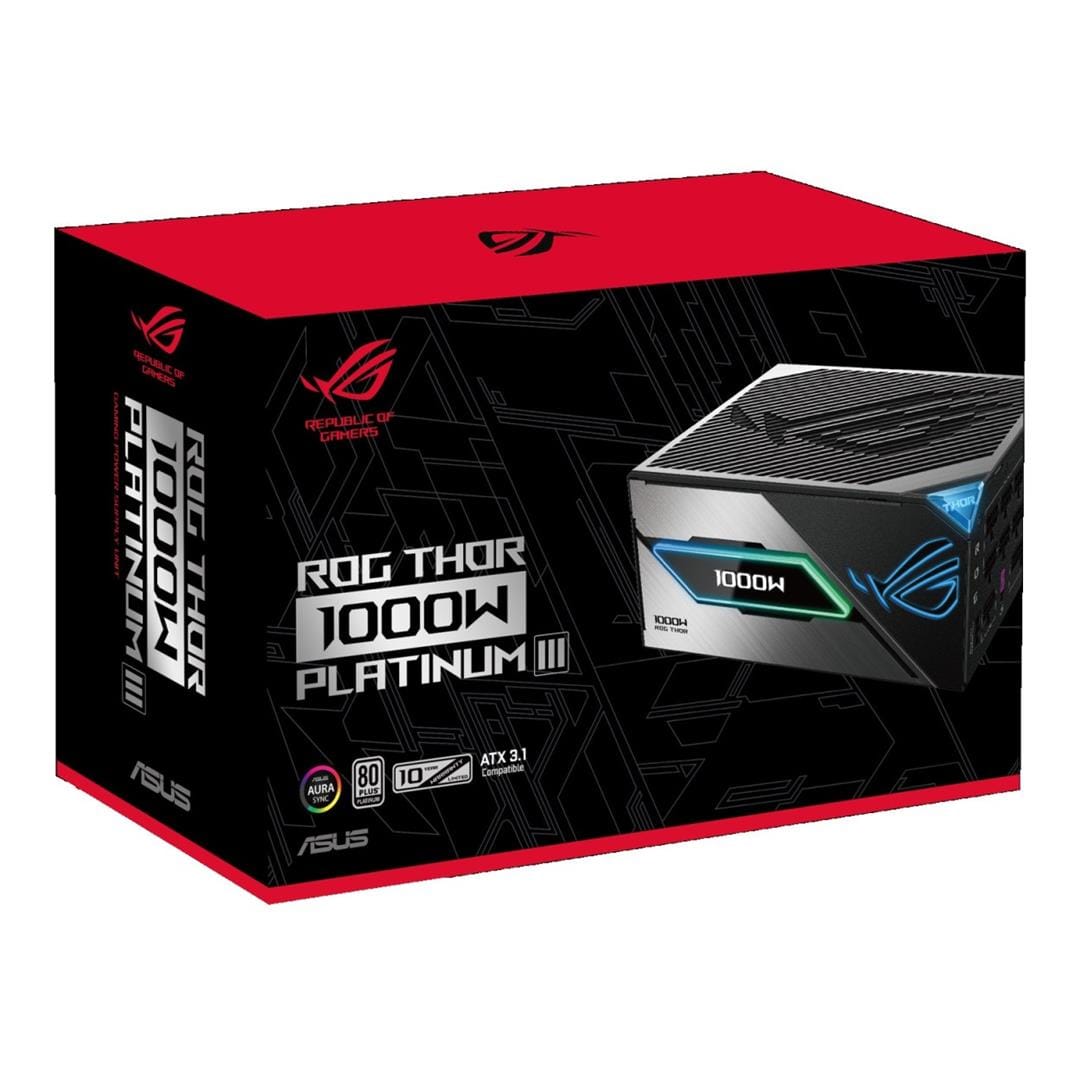 ASUS ROG Thor 1000W Platinum III Modular Power Supply 90YE00V3-B0NA00