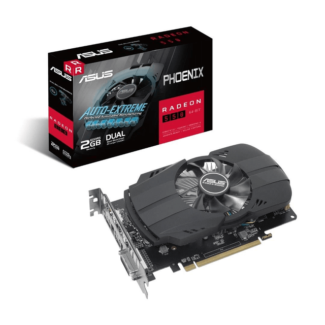 Asus Phoenix AMD Radeon RX 550 2GB GDDR5 Graphics Card 90YV0AG9-M0NA00